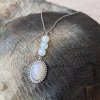 Karen Náhrdelník (nerezová ocel, měsíční kámen)3