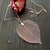 Ynke Zl Náhrdelník (pravý list, nerezová ocel)1