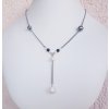 Genet Náhrdelník (nerezová ocel, perly, onyx)2