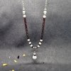 Romy Náhrdelník (granát, perly, nerezová ocel)4