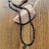 Pery Pánský náhrdelník (kokos, minerály, ocel)4