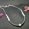 Runna Náhrdelník (ocel, růženín)2