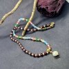 Liby Náhrdelník (mix minerálů, pozlacená ocel)3