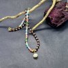 Liby Náhrdelník (mix minerálů, pozlacená ocel)4