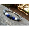 Souznění Pánský náramek (labradorit,láva,lapis)3