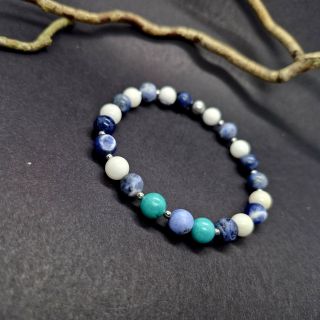 Jako hluboký oceán...aneb náš nový pánský náramek plný nádherných minerálů. 🤗 #naramek #promuze #kolekce #lucas...