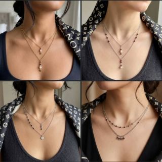 Dva náhrdelníky v jednom nebo perfektní vrstvení bez přemýšlení. ✨ #sperky #autorskesperky #vrstvenenahrdelniky #jewellery...