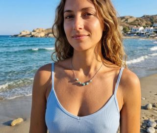 Léto, zůstaň ještě chvilku.🌞🩵💙 Larimar, tyrkenit, tygří oko, lávový kámen a kokosové dřevo. 💙🩵🤎🖤 #sperky #jewellery...