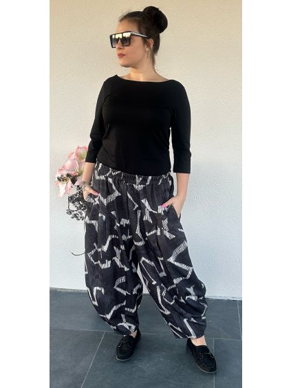 Široké kalhoty - harémky