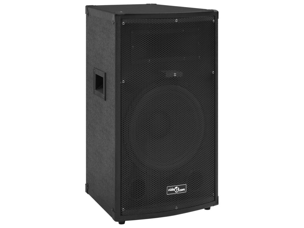 vidaXL Profesionálny pasívny hifi reproduktor 1000 W čierny 37x37x64cm