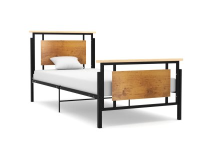 vidaXL Posteľný rám kovový 90x200 cm