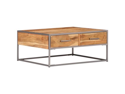 vidaXL Konferenčný stolík 75x75x35 cm akáciový masív