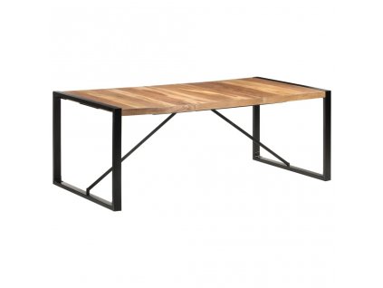 vidaXL Jedálenský stôl 200x100x75 cm masívne drevo so sheeshamovou úpravou