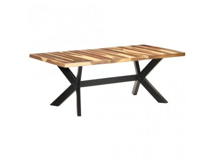 vidaXL Jedálenský stôl 200x100x75 cm, drevený masív s medovým náterom