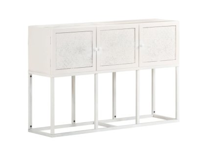 vidaXL Komoda 115x30x76 cm masívne mangové drevo