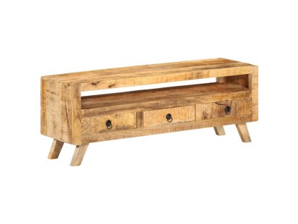 vidaXL TV skrinka 110x30x40 cm masívne mangovníkové drevo