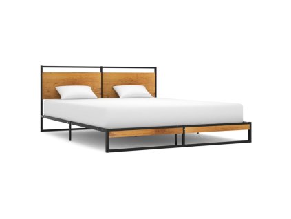 vidaXL Posteľný rám kovový 140x200 cm