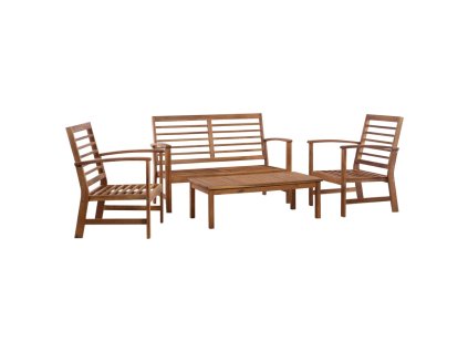 vidaXL 4-dielna záhradná sedacia súprava, akáciový masív