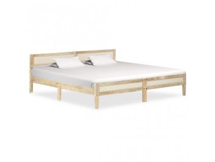 vidaXL Posteľný rám, mangový masív 200 cm