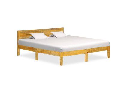 vidaXL Posteľný rám, mangový masív 180 cm