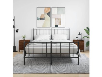 vidaXL Nočné stolíky 2 ks hnedý dub 40x35x47,5 cm kompozitné drevo