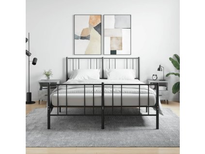 vidaXL Nočné stolíky 2 ks betónovo sivé 40x35x47,5 cm kompozitné drevo