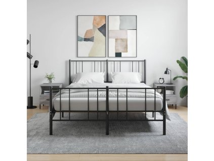 vidaXL Nočné stolíky 2 ks sivé sonoma 40x35x47,5 cm kompozitné drevo