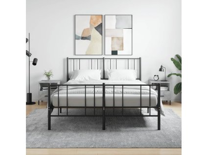 vidaXL Nočné stolíky 2 ks betónovo sivé 40x35x47,5 cm kompozitné drevo