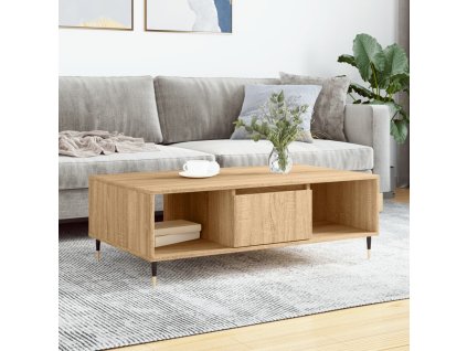 vidaXL Konferenčný stolík dub sonoma 104x60x35 cm kompozitné drevo