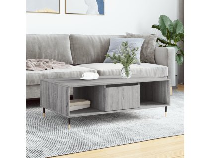 vidaXL Konferenčný stolík sivý sonoma 104x60x35 cm kompozitné drevo