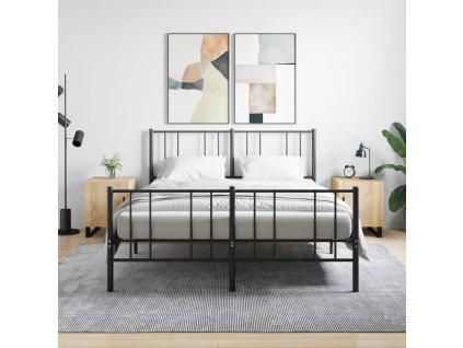 vidaXL Nočné stolíky 2 ks dub sonoma 40x40x50 cm kompozitné drevo