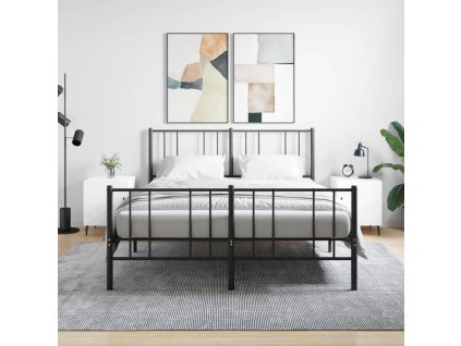 vidaXL Nočné stolíky 2 ks vysoký lesk biele 40x40x50 cm kompoz. drevo