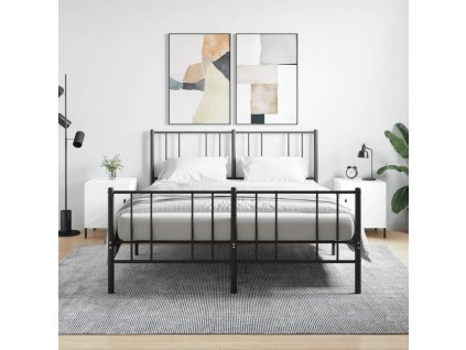 vidaXL Nočné stolíky 2 ks vysoký lesk biele 40x40x50 cm kompoz. drevo