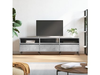 vidaXL TV skrinka betónová sivá 150x30x44,5 cm kompozitné drevo