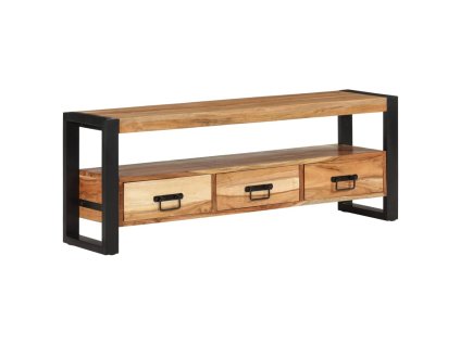vidaXL TV skrinka 120x30x45 cm masívna akácia