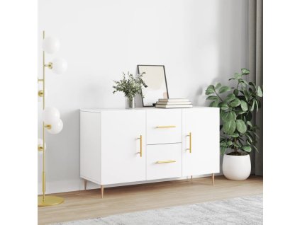 vidaXL Komoda, biela 100x36x60 cm, kompozitné drevo
