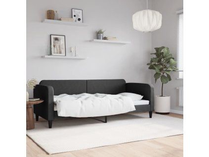 vidaXL Posteľný rám čierny 80x200 cm látka