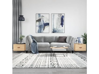 vidaXL Konferenčné stolíky 2 ks dub sonoma 50x50x40cm kompozitné drevo