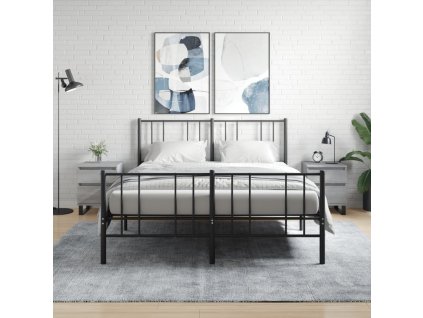 vidaXL Nočné stolíky 2 ks sivý dub sonoma 40x35x50 cm kompozitné drevo