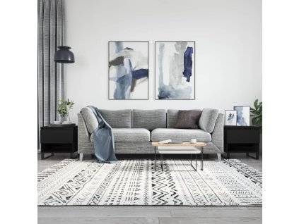 vidaXL Konferenčné stolíky 2 ks čierne 50x46x50 cm kompozitné drevo