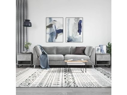 vidaXL Konferenčné stolíky 2 ks betónovo sivé 50x46x50 cm komp. drevo