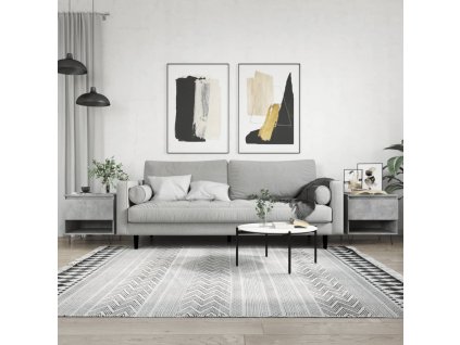 vidaXL Konferenčné stolíky 2 ks betónovo sivé 50x46x50 cm komp. drevo