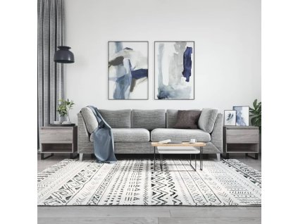 vidaXL Konferenčné stolíky 2 ks sivé sonoma 50x46x50 cm kompoz. drevo