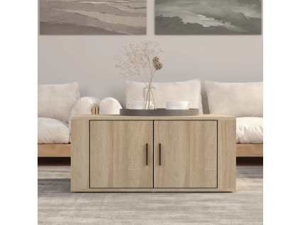 vidaXL Konferenčný stolík dub sonoma 80x50x36 cm spracované drevo