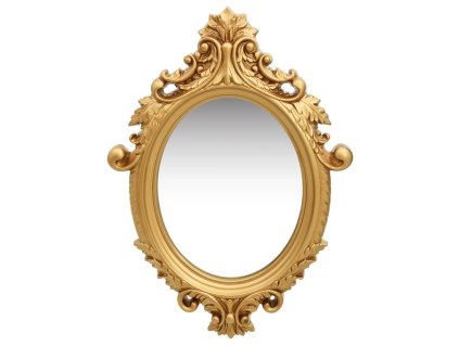 vidaXL Nástenné zrkadlo v zámockom štýle 56x76 cm zlaté