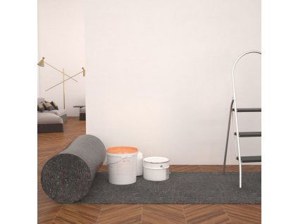 vidaXL Ochranný koberec z flícu, 50 m, 180 g/m², sivý