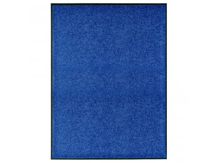 vidaXL Rohožka, prateľná, modrá 90x120 cm