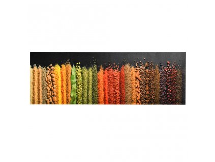 vidaXL Kuchynský koberec prateľný dizajn korenia 60x300 cm