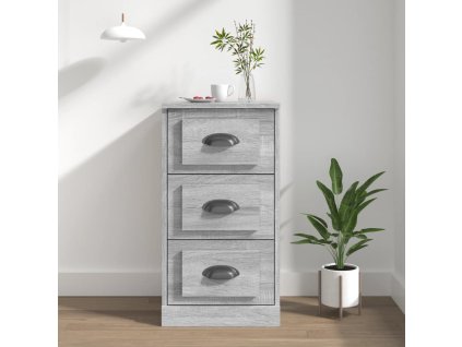 vidaXL Komoda sivý dub sonoma 36x35,5x67,5 cm kompozitné drevo