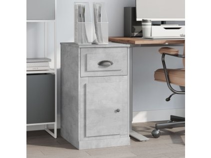 vidaXL Bočná skrinka zásuvka betónovosivá 40x50x75 cm kompozitné drevo